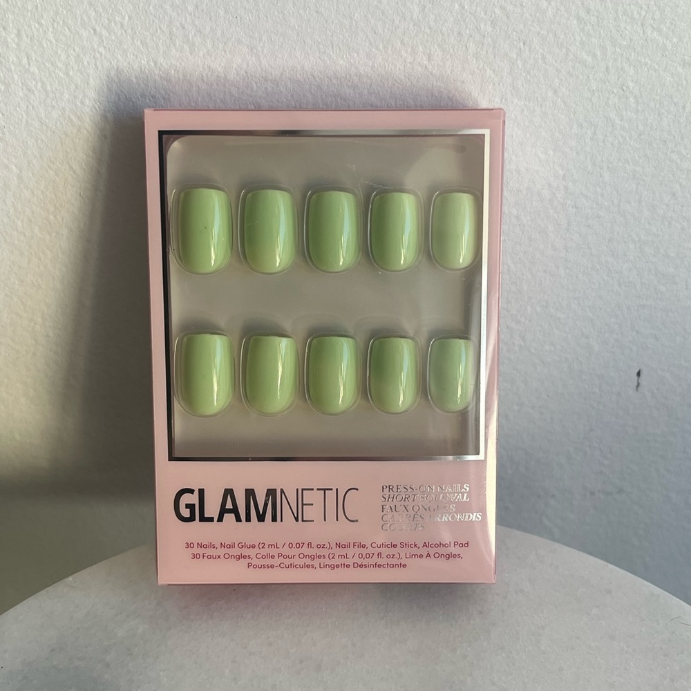 2 for $24 - Glamnetic Press On Nails - Light Sage - Picture 3 of 5